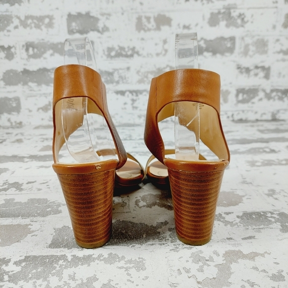 Studio Isola Lacinda Leather Buckle Ankle Strap High Heeled Sandals V615 - Picture 6 of 15